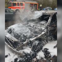 Жена запали фойерверк, за да зарадва 5-годишния си син, и унищожи луксозен автомобил 