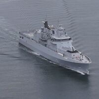 Вдигнаха флага на новия боен кораб „Храбри“ във Варна