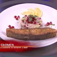 Михаела е приготвила сьомга на тиган