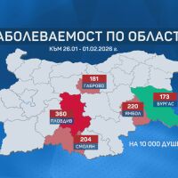 По-малко случаи на болни спрямо миналата седмица у нас
