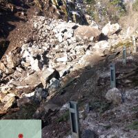 Паднала скална маса затвори пътя Велинград - Сърница