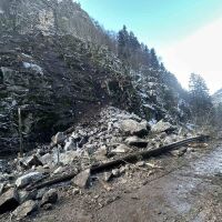 Опасно срутище по пътя Велинград-Сърница. Обмисля се въвеждането на частично бедствено положение