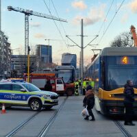 Трамвай блъсна и уби жена в София 