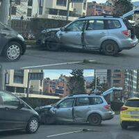 Катастрофа на столичния бул. „България“ затруднява движението (ВИДЕО)