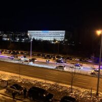 Катастрофа на бул. „Александър Малинов“, кола е обърната по таван