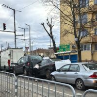 Голяма верижна катастрофа на светофар в София