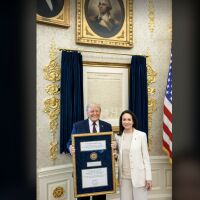 Доналд Тръмп прие медала от Нобеловата награда на Мария Корина Мачадо