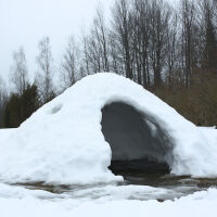 11-годишно дете загина в снежна пещера, която направило в двора на училището си