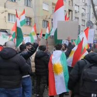 Протест в защита на кюрдското население в Североизточна Сирия се проведе в София