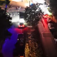 Кадри от дрон показват тежката катастрофа с автобус и три коли в София (ВИДЕО)