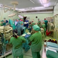 Сиамски близнаци в Братислава претърпяха първата си операция