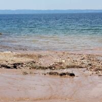 Цветът на морето е станал кафяв: Затвориха плаж в Гърция заради теч на отпадъчни води (СНИМКИ)