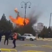 Ирански дрон удари летище в Азербайджан, двама души са ранени (ВИДЕО И СНИМКИ)