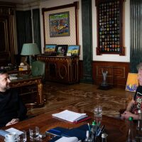 "Благодарение на теб знаем какво е истински приятел на Украйна": Зеленски се срещна с Шон Пен