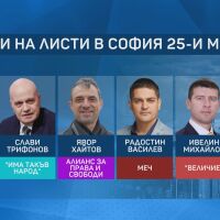 Ясни са кандидатите за депутати, които ще се борят за място в 52-рия парламент