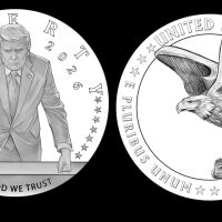 Одобриха 24-каратова златна монета с лика на Тръмп