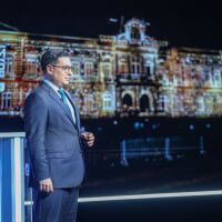 bTV отбеляза началото на кампанията „Избори 2026. България решава“ със специално предизборно студио и впечатляващ 3D мапинг спектакъл 