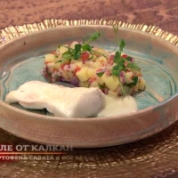 Лора представя предястието си на финала на MasterChef