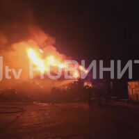 Голям пожар в Сливен (ВИДЕО и СНИМКИ)