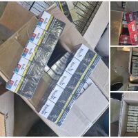 Около 70 000 къса цигари без бандерол са открити при акция в софийското село Доброславци