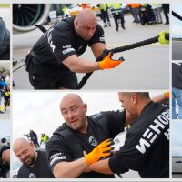 Двама българи за първи път успяха да издърпат поотделно 40-тонен самолет