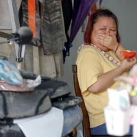 Езеро се премести и наводни село заради тайфун