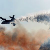 Турски противопожарен самолет се разби в Хърватия