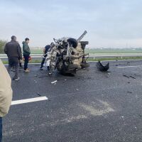 Тежка катастрофа на "Тракия" край Стара Загора, трима са загинали (ВИДЕО)