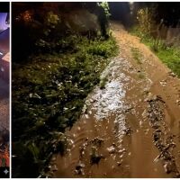 Сигнали за наводнения и в община Сандански, чистят с багери наноси и кал 