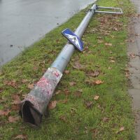 Джип се вряза в стълб след гонка с полицията в Пловдив: Шофьорът – пиян и с досие