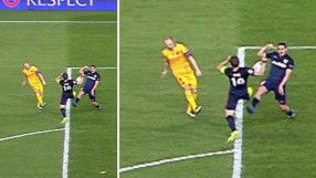 Спорен момент в края на мача Атлетико (Мадрид) - Барселона (ВИДЕО)