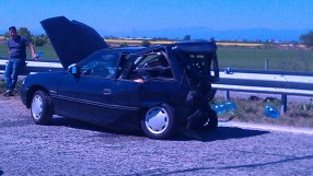 Собственикът на Локо Пловдив катастрофира на АМ 