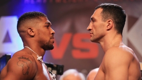 Антъни Джошуа с 5 кг по-тежък от Владимир Кличко (ВИДЕО)