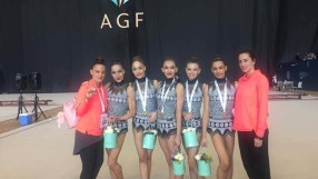 Трето място за ансамбъла за съчетанието с пет обръча