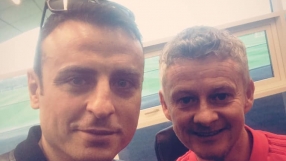 Бербатов лично пожела успех на Солскяер и 