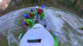 Рафтинг по Струма: Време и за спускане в придошлите води (ВИДЕО И СНИМКИ)