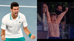 Емоция по кръв: Стефан Джокович имитира татко Ноле (ВИДЕО)