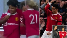 Роналдо-младши бележи и празнува със 