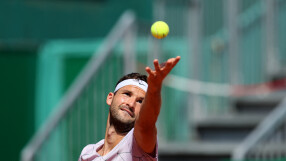 Григор срещу Федерико Кория в първи мач в Барселона 