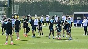 Звезди на Интер едва не се сбиха на тренировка (ВИДЕО)