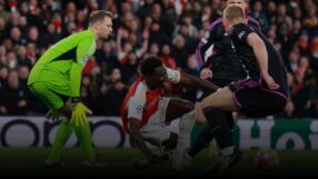 Арсенал и Байерн със зрелищно равенство, но имаше ли дузпа?