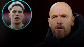 Гарначо срещу Тен Хаг в социалните мрежи