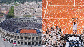 Арената в Ним: Тенис в амфитеартър на близо 2000 години, където са се водили гладиаторски битки