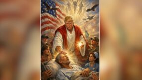 Доналд Тръмп изтри публикация, изобразяваща го като Исус