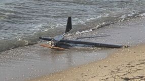 Дрон изплава на плажа в Несебър (СНИМКИ)