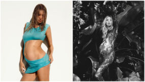 Модел на Victoria's Secret разкри, че е бременна за втори път с гола фотосесия (СНИМКИ)