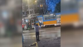 Два трамвая се сблъскаха в София