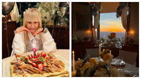 Лили Иванова отпразнува рождения си ден – в загадъчна компания и с ягодова торта