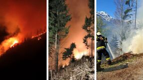 Близо седмица огнеборци се опитват да загасят голям пожар в Австрия