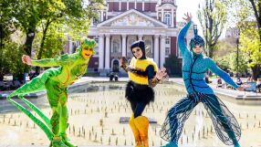 Cirque du Soleil е вече тук. Акробатите се разходиха из София